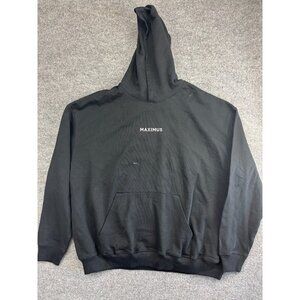Stanley Stella Hoodie Men's XXL Black Fleece Maximus‎ Pullover Sweatshirt